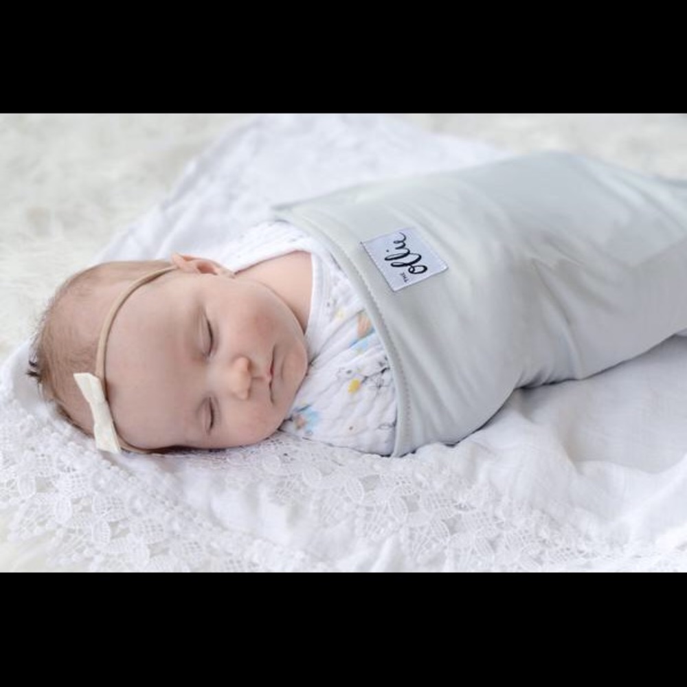 The Ollie baby swaddle - stone